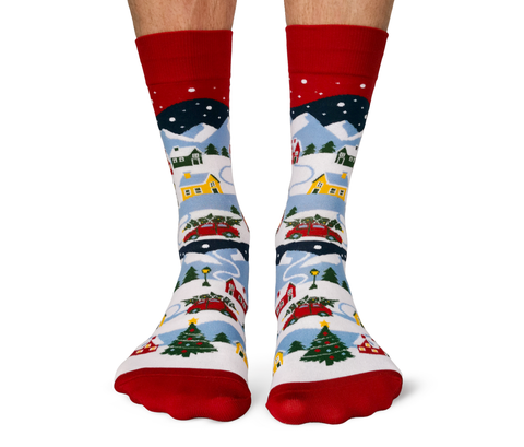 white christmas dresses Tinsel Town Men's Crew Socks  Soleful Giving