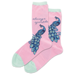 Peacocks "Always Sparkle" Women's Crew Socks